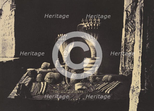 Madura. The Great Pagoda Jewels., January-February 1858. Creator: Captain Linnaeus Tripe.