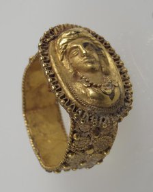 Finger Ring, Late Roman, 6th-7th century. Creator: Unknown.