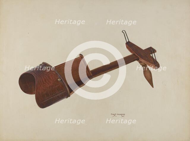 Parlor Stereoscope, c. 1937. Creator: Chris Makrenos.