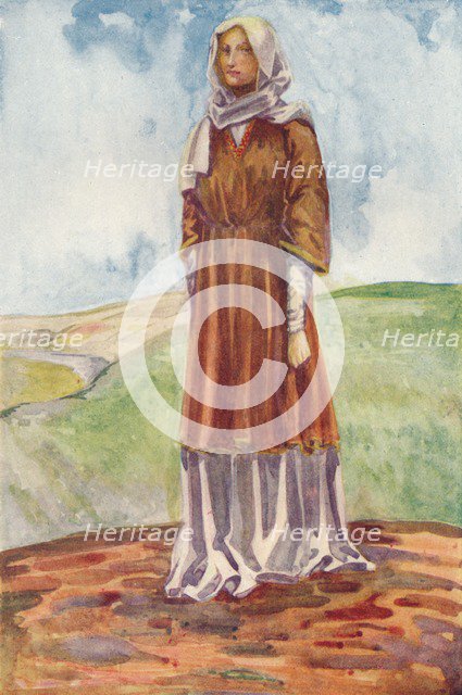 'A Woman of the Time of William I', 1907. Artists: Dion Clayton Calthrop, William the Conqueror.