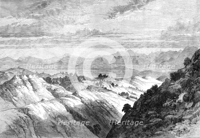 The Abyssinian Expedition: view of Antalo, 1868. Creator: Unknown.