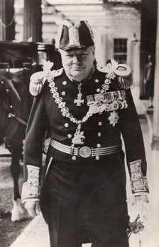 Churchill in Admiral's uniform, 1946. Creator: Unknown.