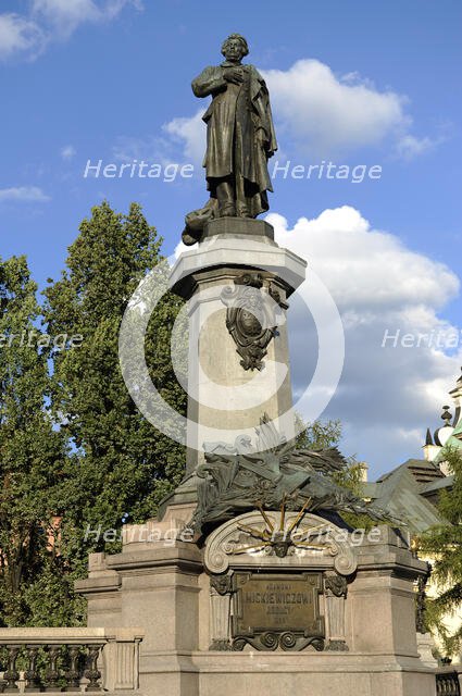 Monument to Adam Bernard Micki, Warsaw. Poland, 2013. Creator: Unknown.