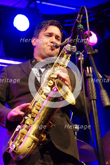 Brandon Allen, Ropetackle Arts Centre, Shoreham, West Sussex, Jan 2016. Artist: Brian O'Connor.