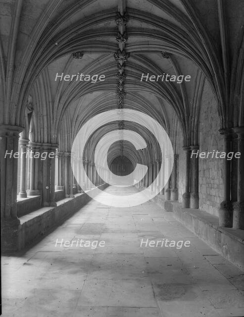 The Cloisters, Norwich Cathedral, Norfolk, c1955. Creator: Arthur Charles Kirby Ware.