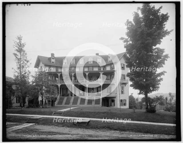 Gray Court Inn, Stamford, Catskill Mountains, N.Y., (1902?). Creator: Unknown.