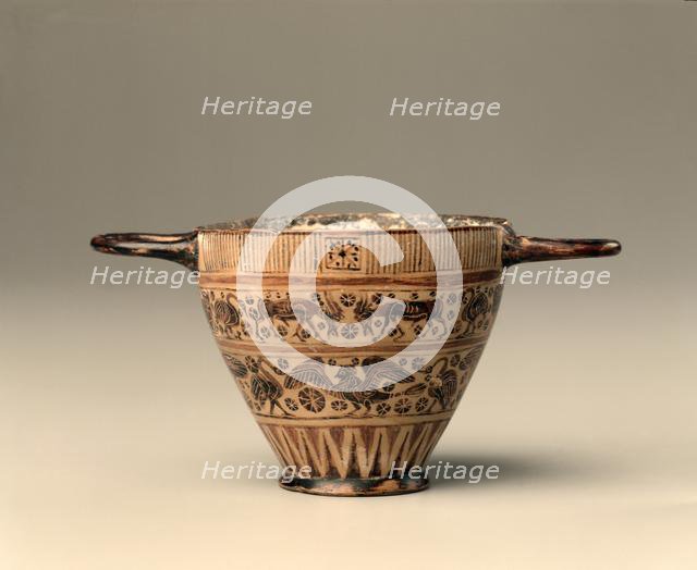 Corinthian Skyphos, 600s. Creator: Unknown.