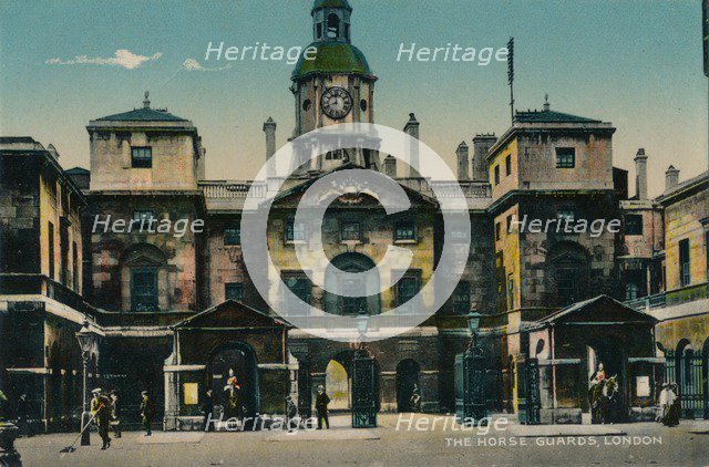 'The Horse Guards, London', c1920, (c1900-1930). Artist: Unknown.
