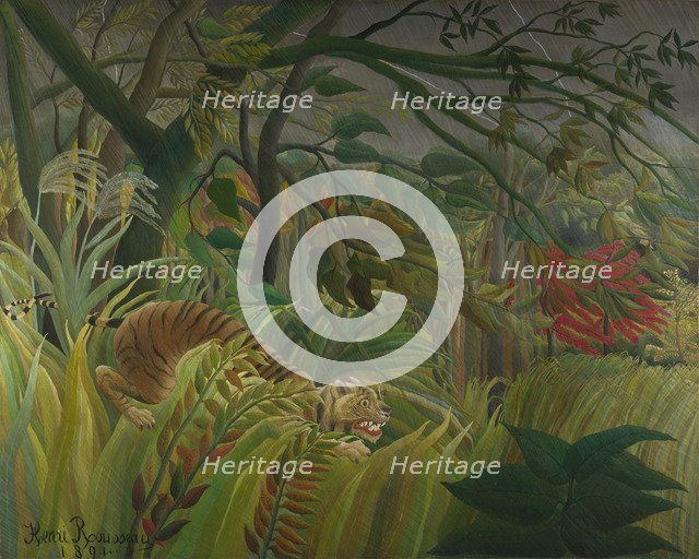 Surprised!, 1891. Artist: Rousseau, Henri Julien Félix (1844-1910)