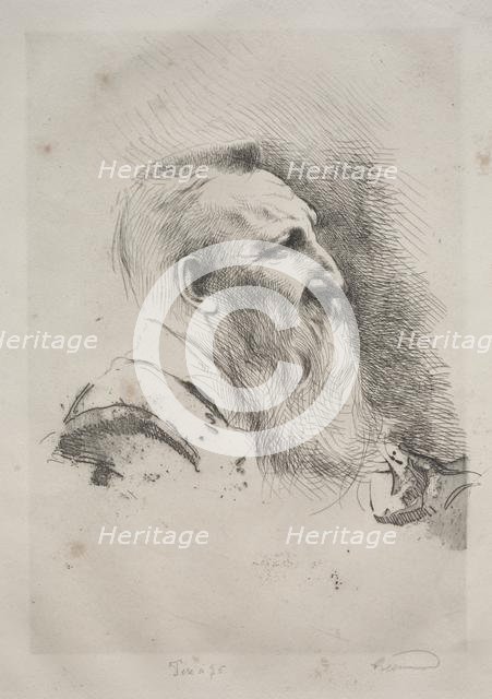 Auguste Rodin, 1900. Creator: Albert Besnard (French, 1849-1934).