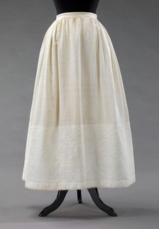 Petticoat, American, 1865-69. Creator: Unknown.