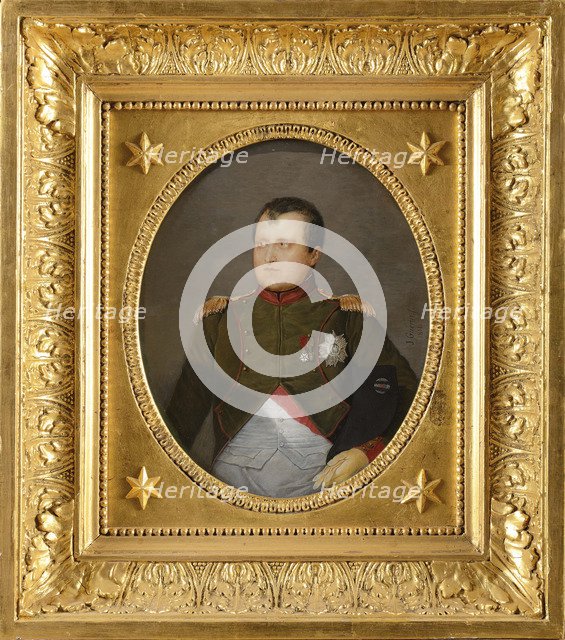 Napoleon I in his uniform of the Chasseurs à cheval de la Garde, 1811.