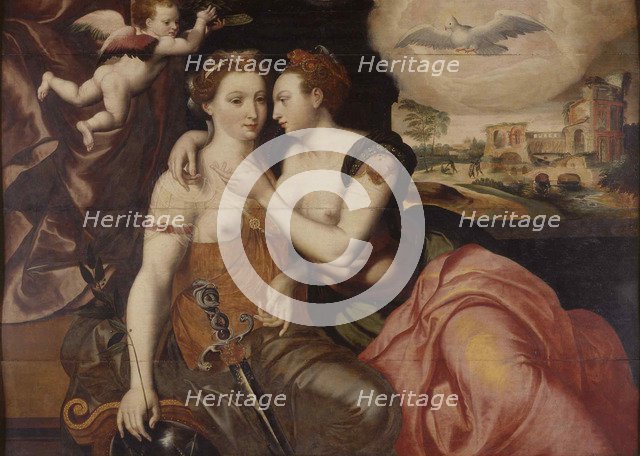 La Justice et la Paix (Justice and Peace), c.1560. Creator: Anonymous.