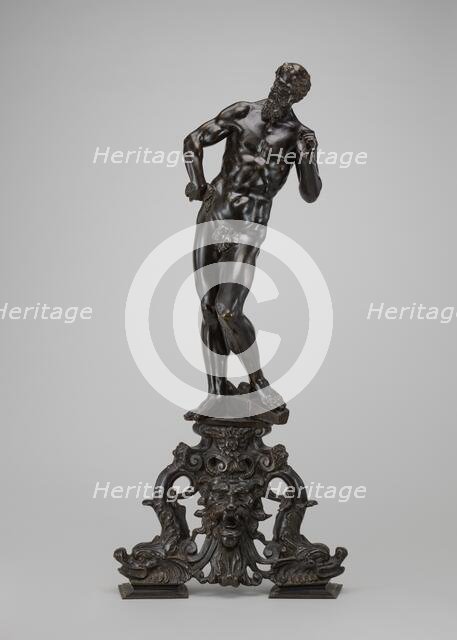 Andiron: Vulcan with His Anvil, 18th century. Creator: Unknown.