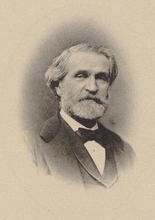 Portrait of the Composer Giuseppe Verdi (1813-1901), c. 1870. Creator: Truchelut, Jean-Nicolas (1811-1890).