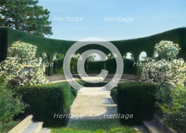 Villa Gamberaia, Settignano, Tuscany, Italy, 1925. Creator: Frances Benjamin Johnston.