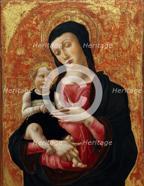 Virgin and child.