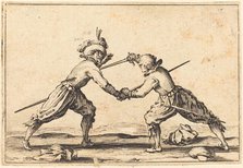 Duel with Swords, c. 1622. Creator: Jacques Callot.