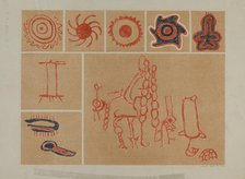 Petroglyph, 1935/1942. Creator: Lala Eve Rivol.
