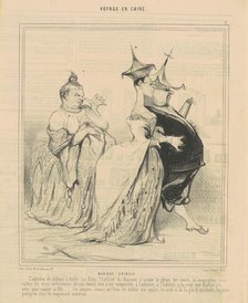 Mariage chinois, 19th century. Creator: Honore Daumier.