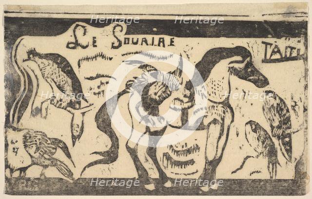 Le Sourire;Taiti (Smile; Tahiti), December 1899. Creator: Paul Gauguin.