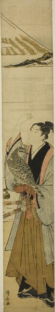 Young Man with Symbols of the First Dream of the New Year, c. 1782. Creator: Torii Kiyonaga.