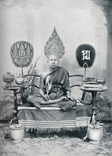 A royal priest, Siam, 1902. Artist: HW Rolfe.