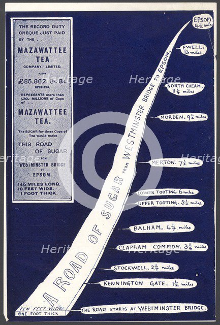 Mazawattee Tea, 1890s. Artist: Unknown