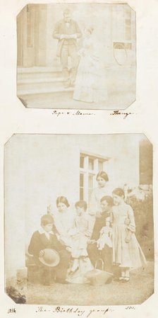 Papa & Mama; The Birthday Group, 1853-56. Creators: Thereza Llewelyn, John Dillwyn Llewelyn.