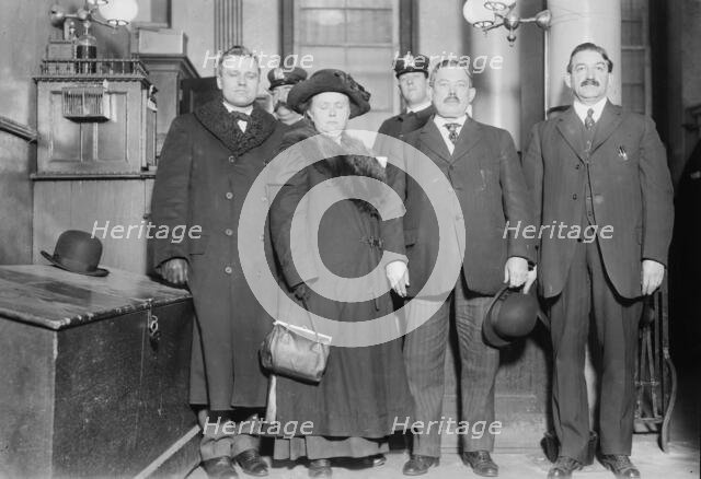 B.G. Lewis, Dr. Kath. Davis, Dr. J.A. Campbell, Warden P.A. Mallon, between c1910 and c1915. Creator: Bain News Service.