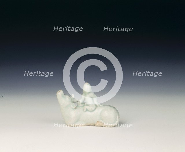 Girl on a mythical beast, Late Southern Song/Yuan dynasty, China, 13th century. Artist: Unknown