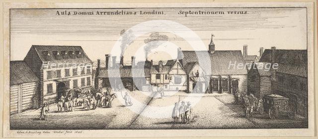 Arundel House from the North, copy, 17th century (?). Creator: Wenceslaus Hollar.