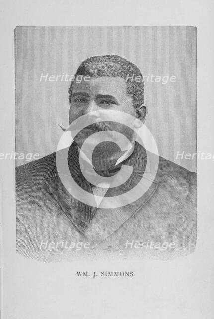 Wm. J. Simmons, 1887. Creator: Unknown.