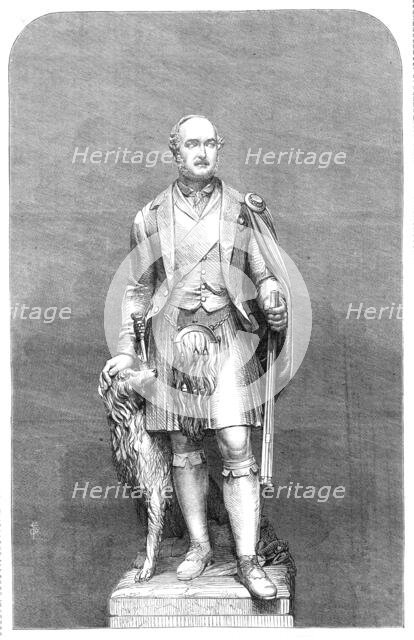 Statue of the late Prince Consort, at Balmoral, by W. Theed, 1864. Creator: Unknown.