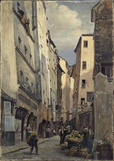Rue de Venise in 1893, 1893. Creator: Raphael Boutillier.
