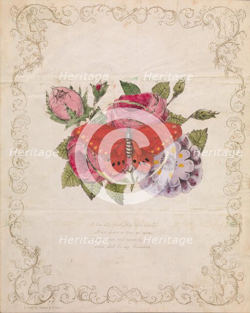 Valentine, 1841. Creator: Anon.