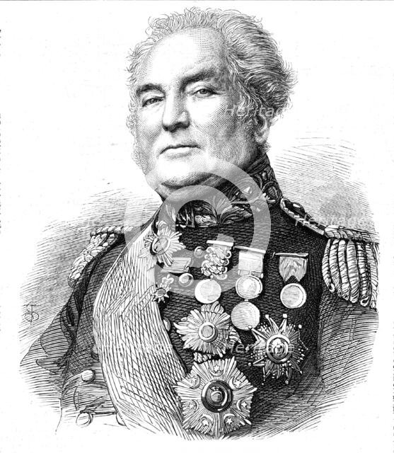 The late General Sir George Brown, G.C.B., 1865. Creator: Unknown.