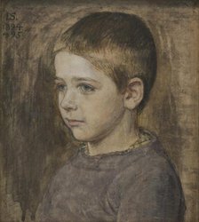 The artist's son, Peter, 1894-1895. Creator: Joakim Skovgaard.
