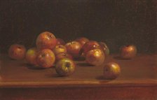 Still Life with Apples, 1886. Creator: Charles Ethan Porter.