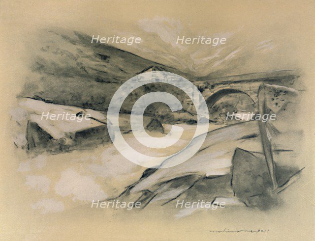 'A Mountain Torrent', 1903. Artist: Mortimer L Menpes.