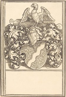 Coat of Arms of Michael Behaim, probably c. 1520. Creator: Albrecht Durer.