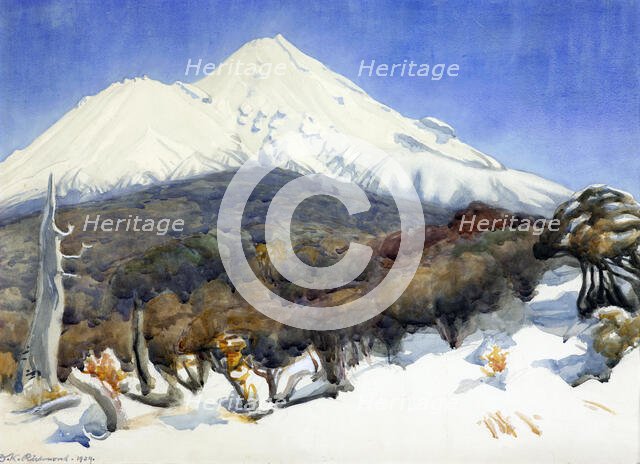 Mount Egmont, 1929. Creator: Dorothy Kate Richmond.