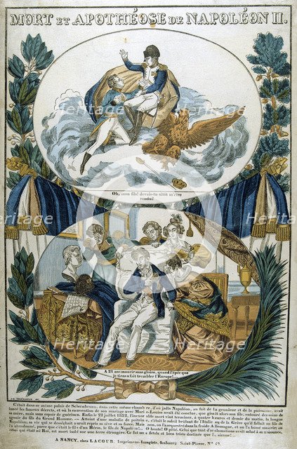 'Death and Apotheosis of Napoleon II', 19th century. Artist: Unknown