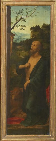 Saint Jerome (Wing of a triptych) , 1530s. Creator: Isenbrant, Adriaen (1490-1551).