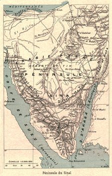 ''Peninsule du Sinai; Le Nord-Est Africain', 1914. Creator: Unknown.