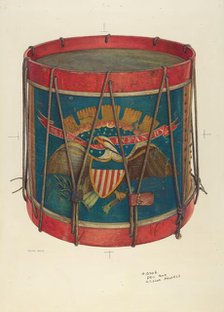 Civil War Drum, 1939-1940. Creator: Wayne White.