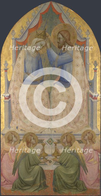 The Coronation of the Virgin, 1380s. Artist: Gaddi, Agnolo (1350-1396)