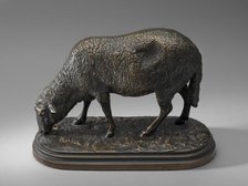 Ewe, or A Grazing Sheep, model second half 19th century. Creator: Rosa Bonheur.