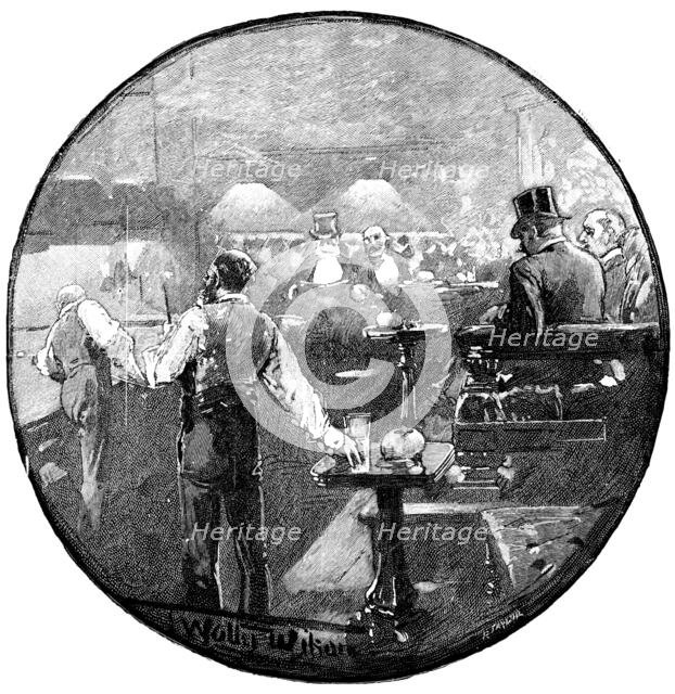 The Billiard-Room, Carlton Club, 1890. Creator: R. Taylor.