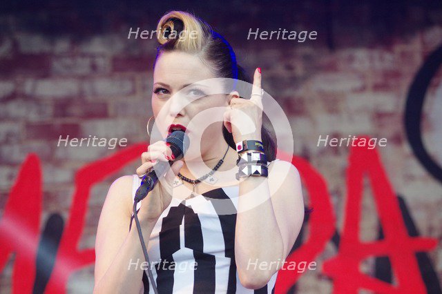 Imelda May, Love Supreme Jazz Festival, Glynde Place, East Sussex, 2014.  Artist: Brian O'Connor.